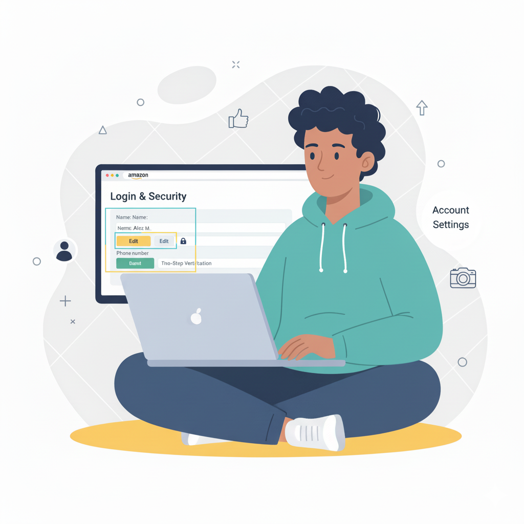 how to change your name on amazon