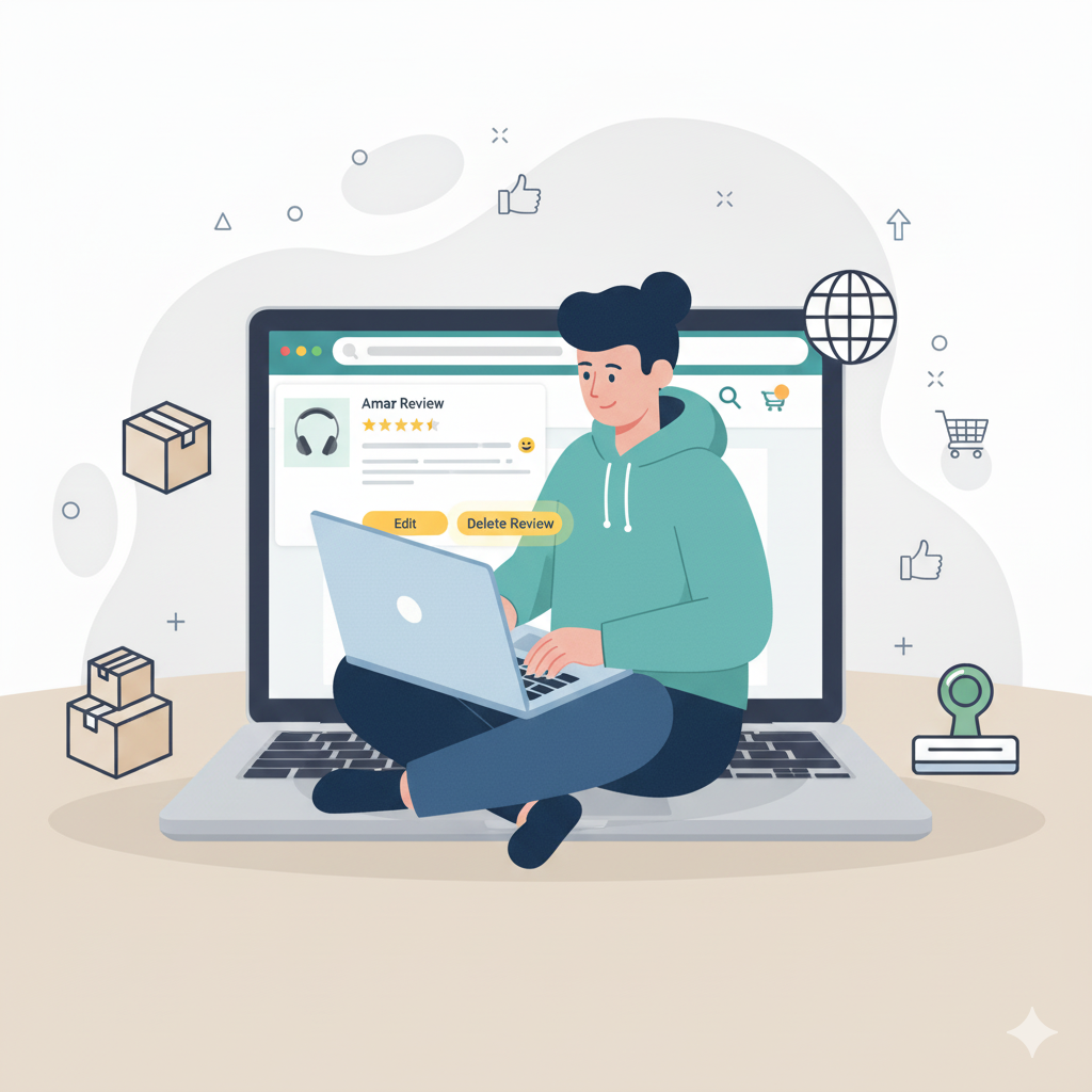 how to remove a comment of a product in amazon