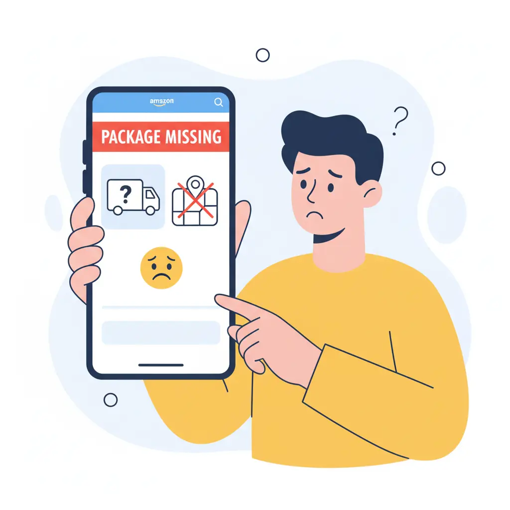 how to report an amazon package missing
